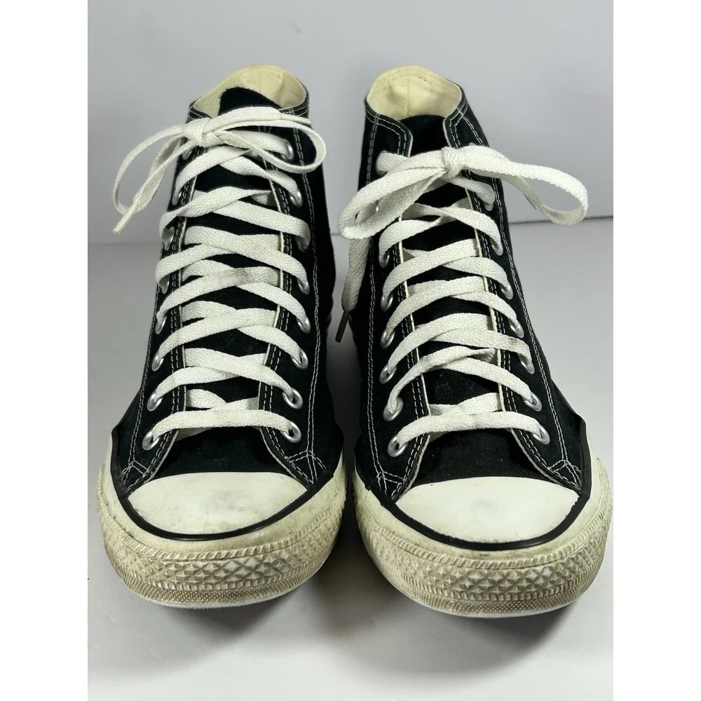 Vintage Converse Black Chuck Taylor All Star High Top Men's 8.5 Women's 10.5Y2K‎ - Picture 2 of 7